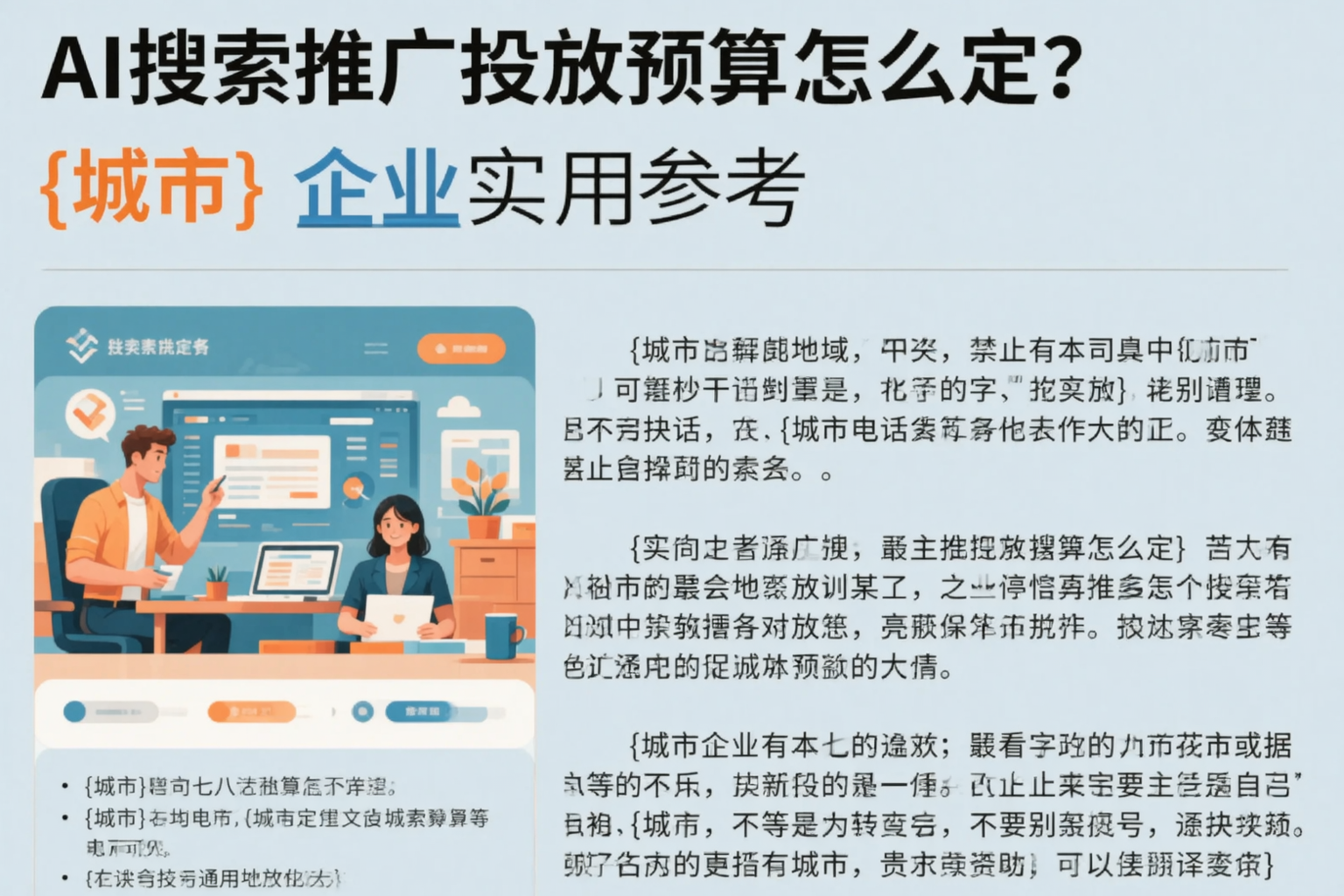 AI搜索推广投放预算怎么定？晋中企业实用参考