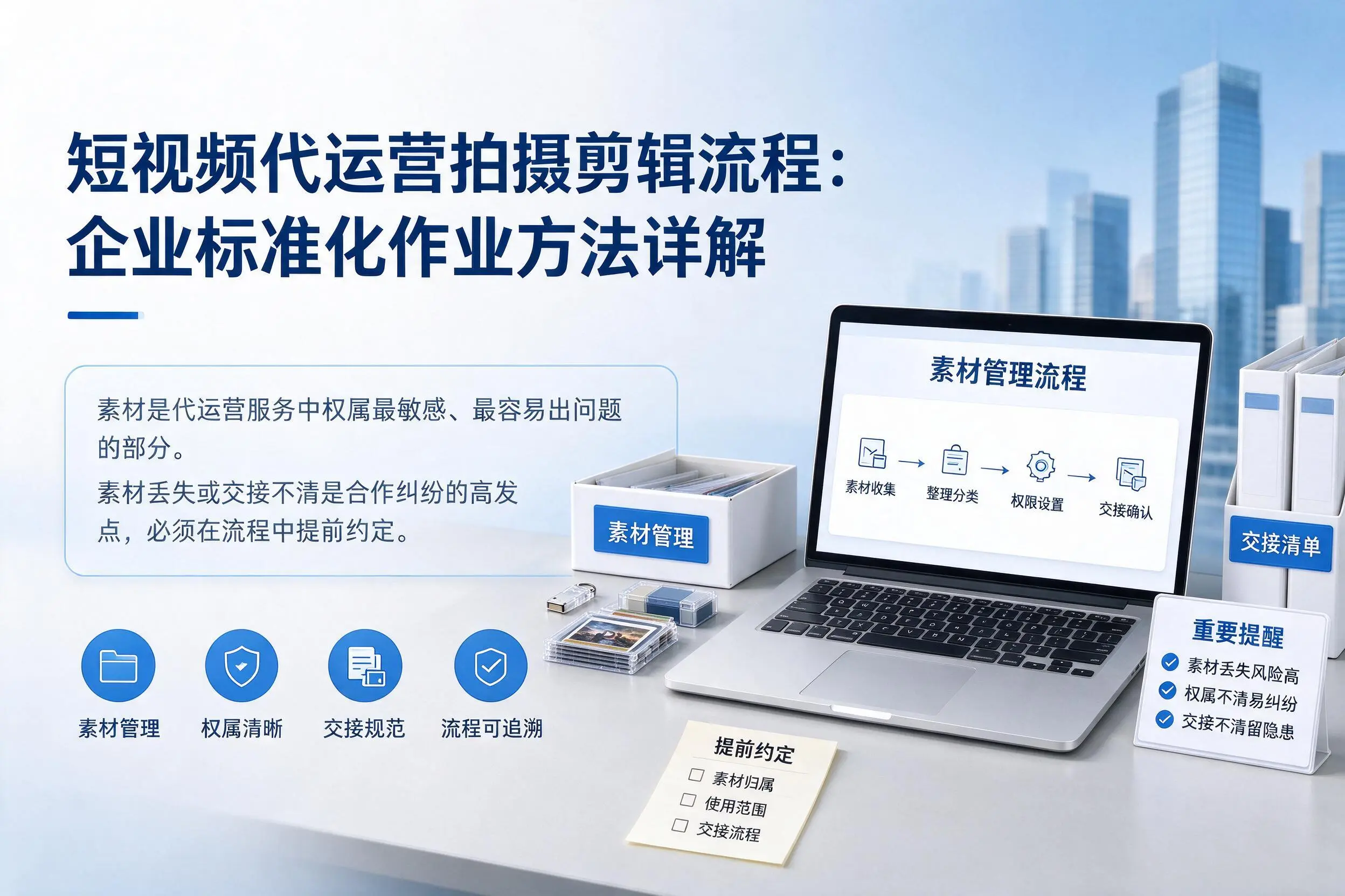 短视频代运营拍摄剪辑流程：晋中企业标准化作业方法详解