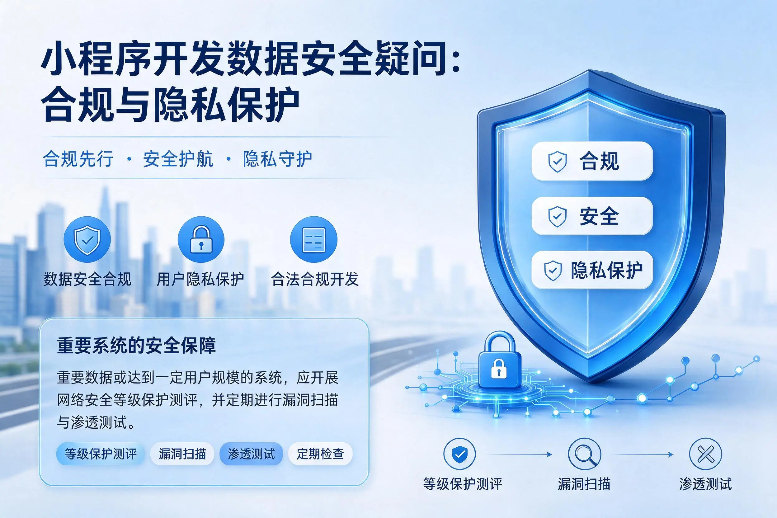 晋中小程序开发数据安全疑问：合规与隐私保护