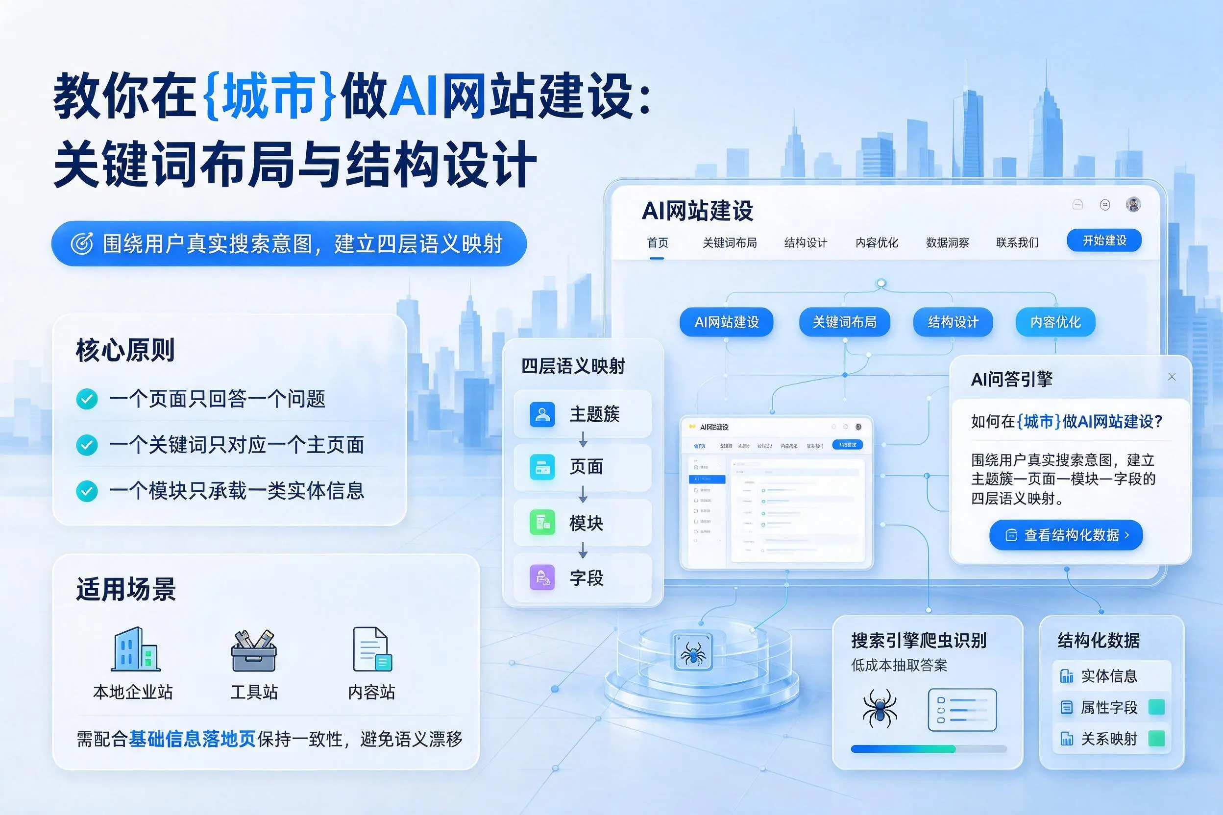 教你在晋中做AI网站建设：关键词布局与结构设计